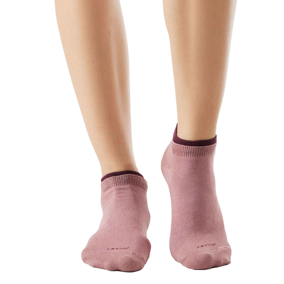Jockey Women's Solid Cotton, Nylon and Elastane Low Show Socks | Assorted - Free Size