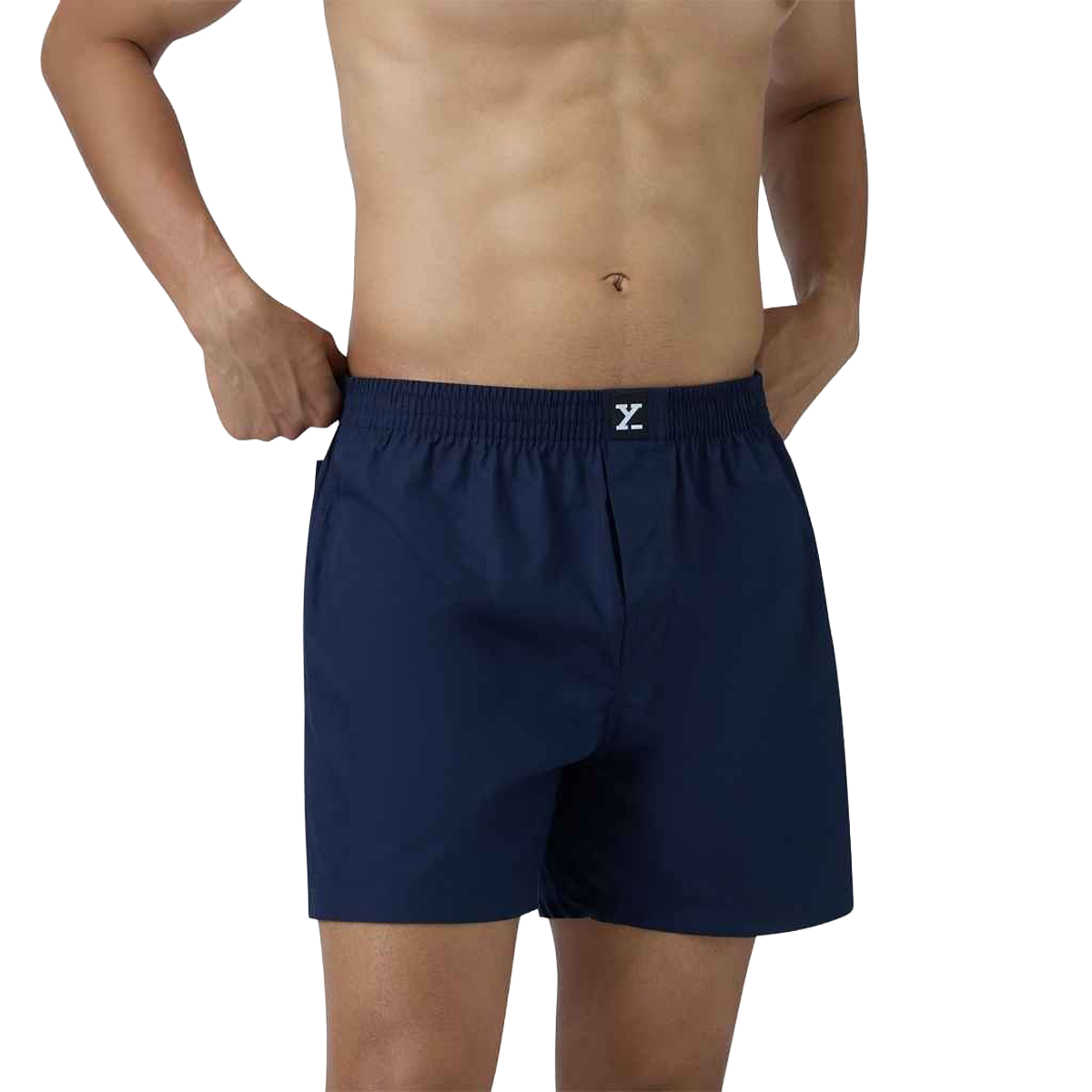 XYXX Men's Cotton Solid Inner Boxers Pack of 1, Midnight Blue| XL