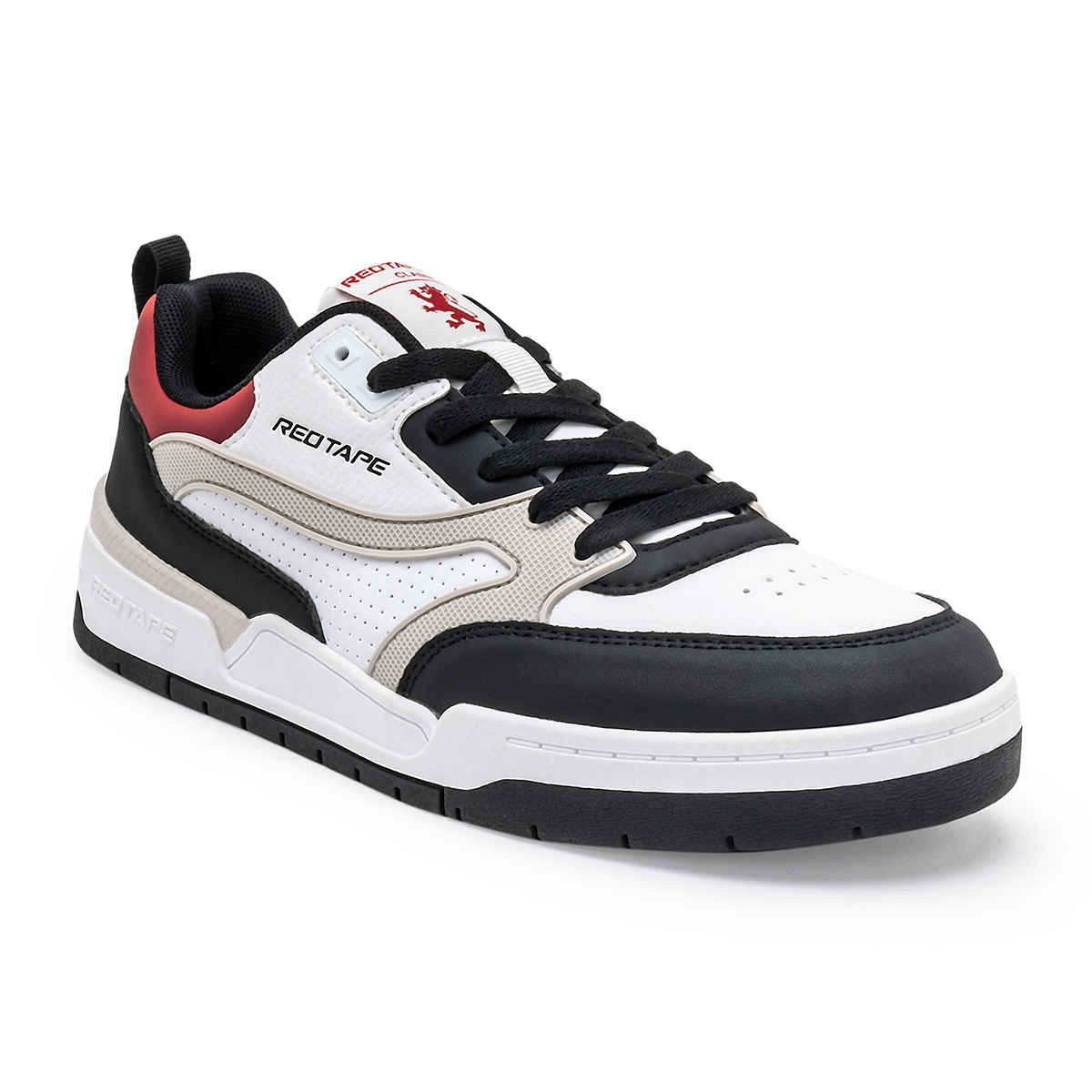 Red Tape Men's Sneakers | RSL0272A | White and Red - UK 8