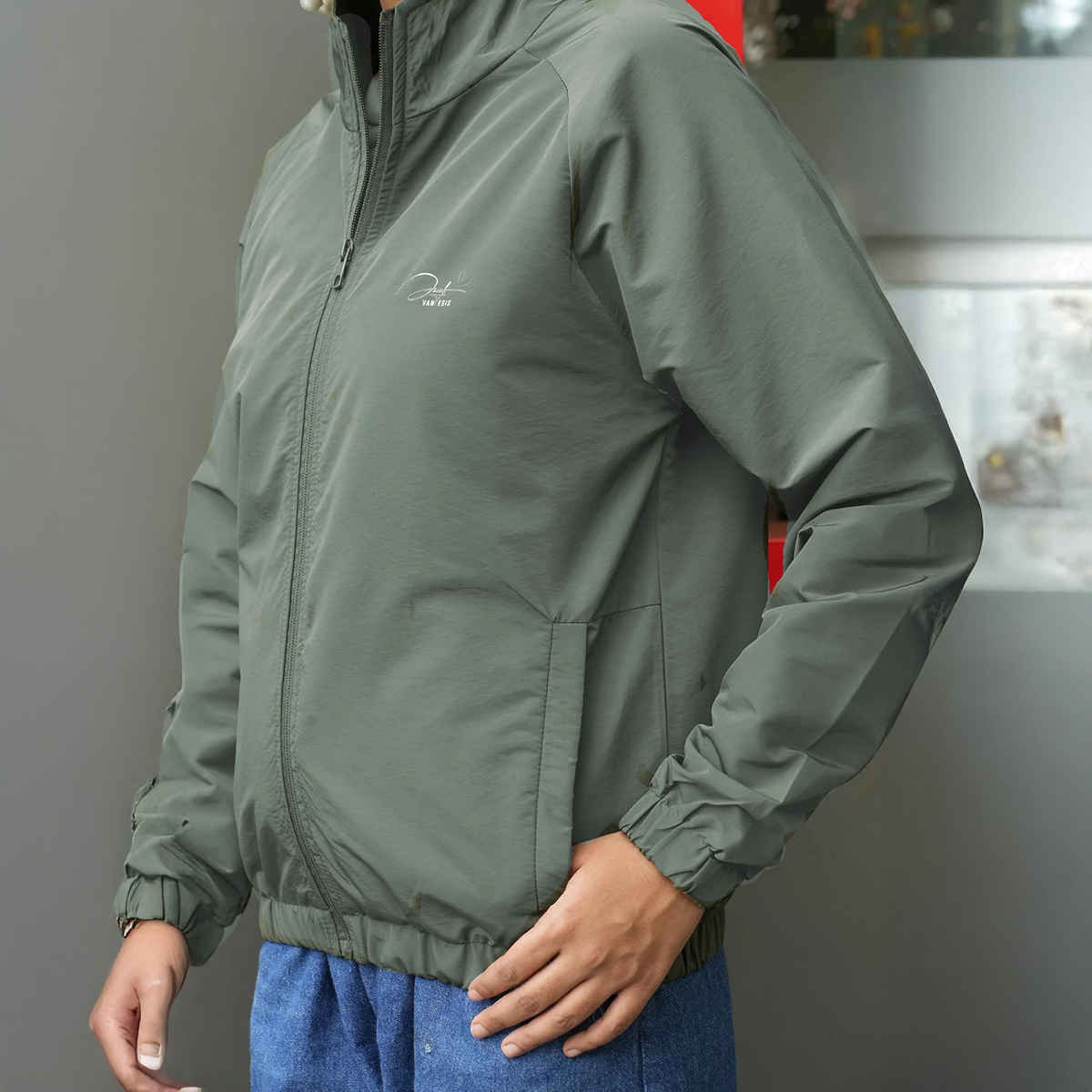 Fort Collins Women's Windbreaker Jacket | Grey - L