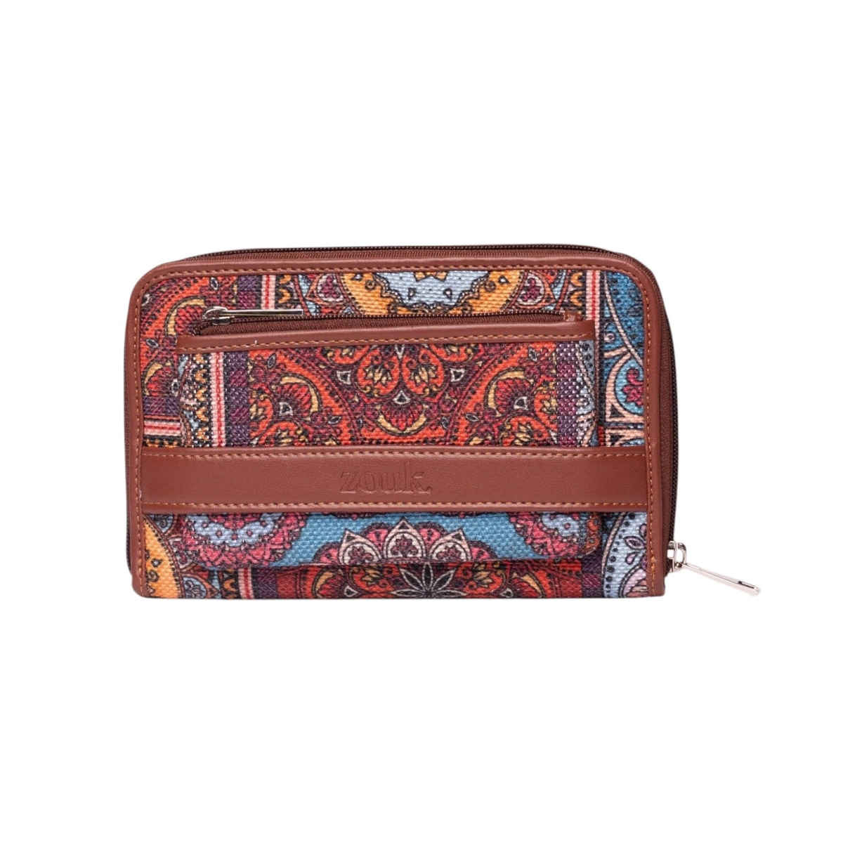 Zouk Women's Vegan Leather Wallet | Multicolour