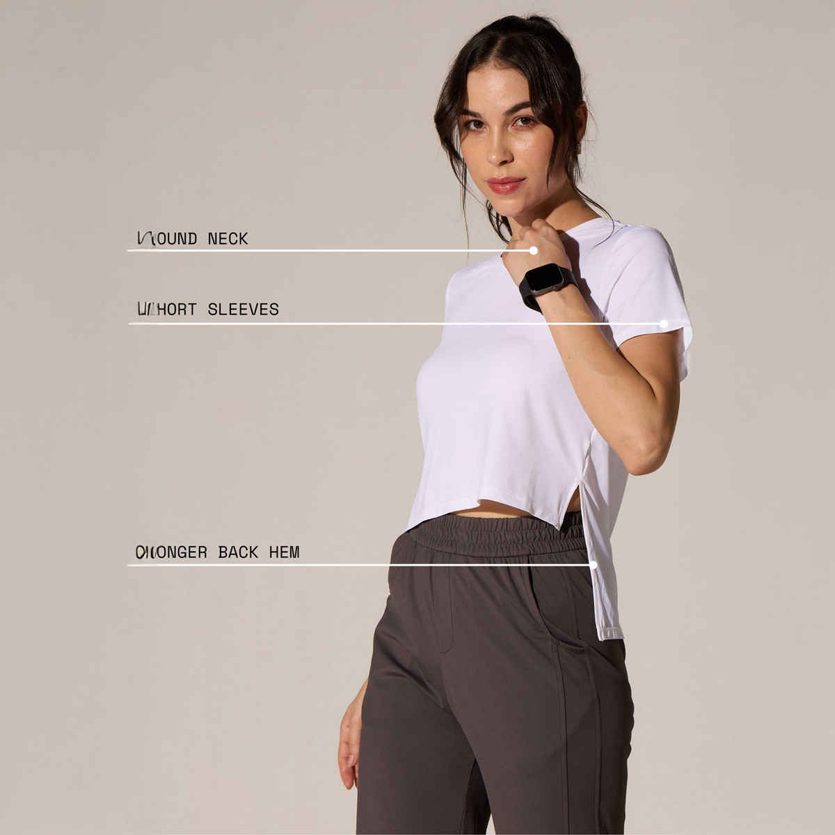 Cava Women's Top Lay-Low | White - XS/S
