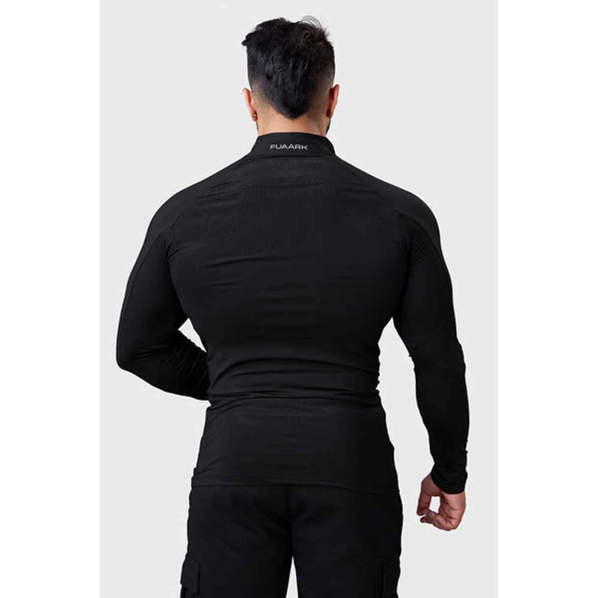 Fuaark Men's Thrive Pullover GYM T-shirt | Black - L