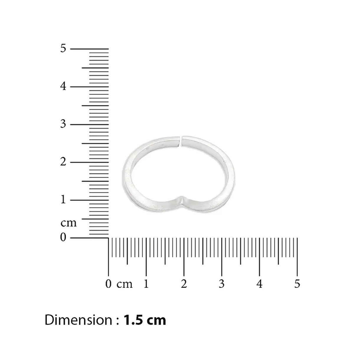 Unniyarcha Chevron 925 Sterling Silver Toe Ring