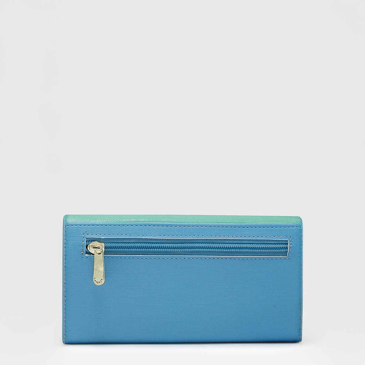 Caprese Women's Emerie Flaover Wallet | Blue - Medium
