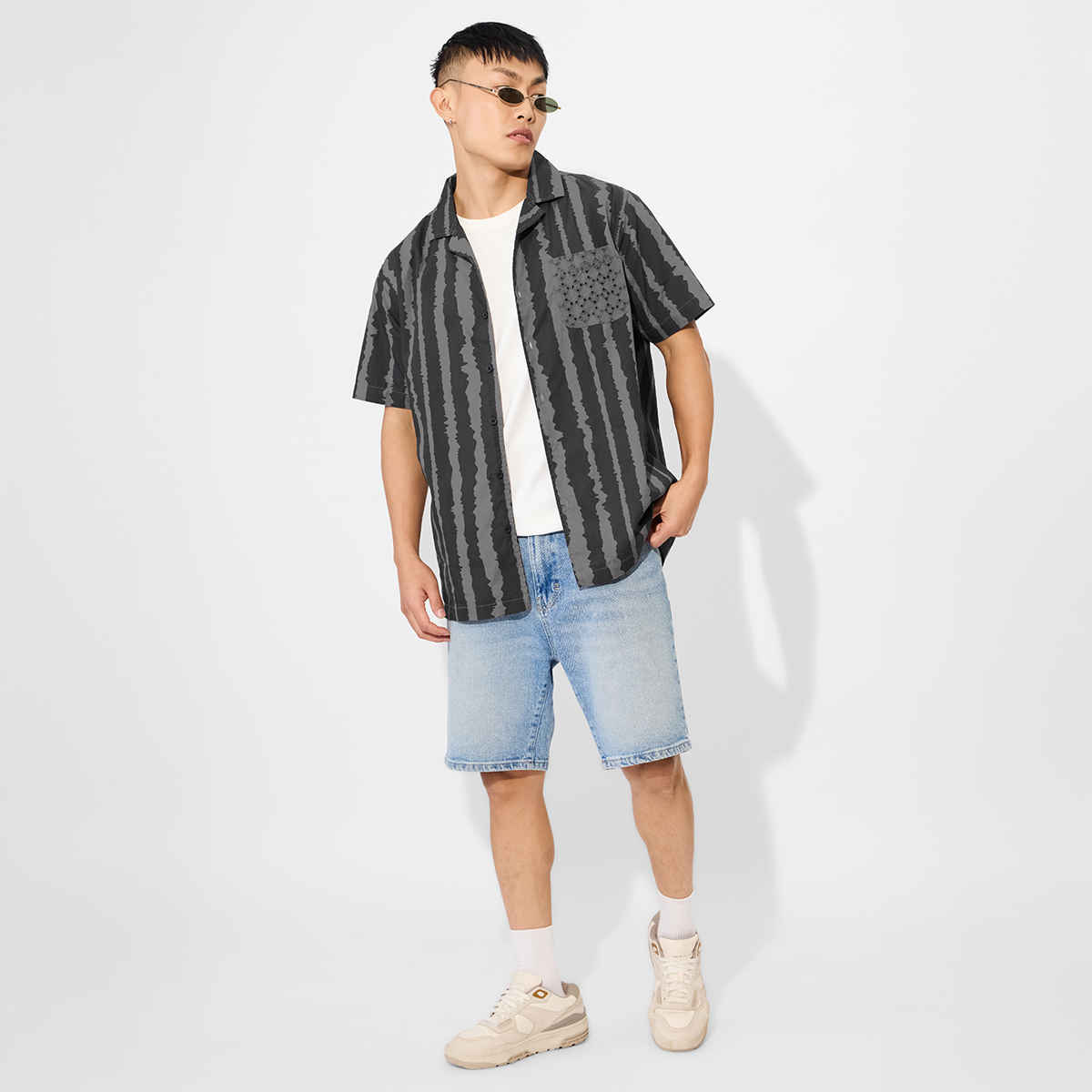 The Souled Store Men's Regular Batman - Dark Knight Holiday Shirts | Grey | S