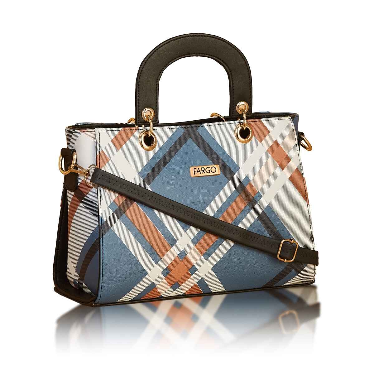 Fargo Stylish Women Grey Handbag