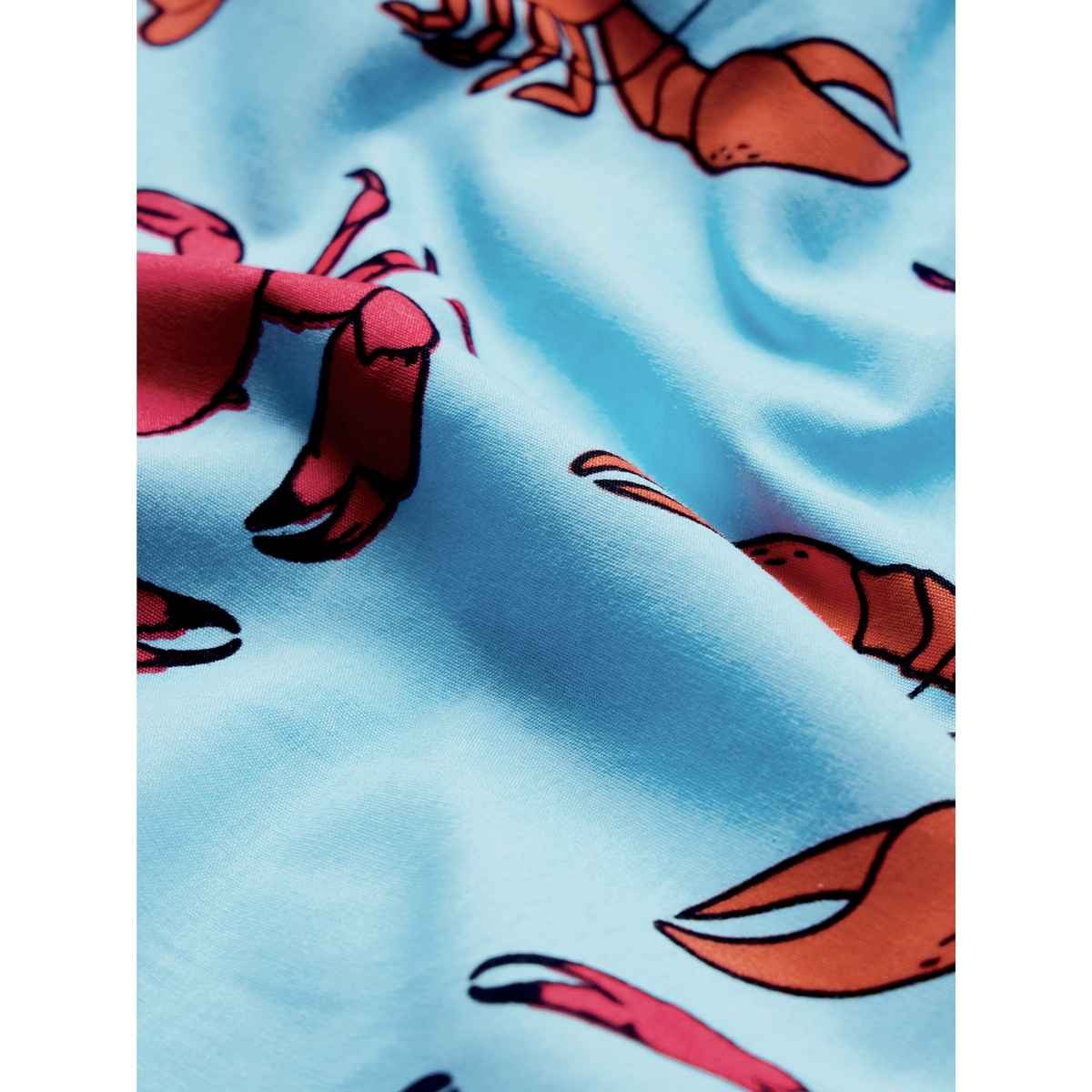 The Souled Store TSS Originals Get Crabby Men's Boxer Shorts | Blue - M