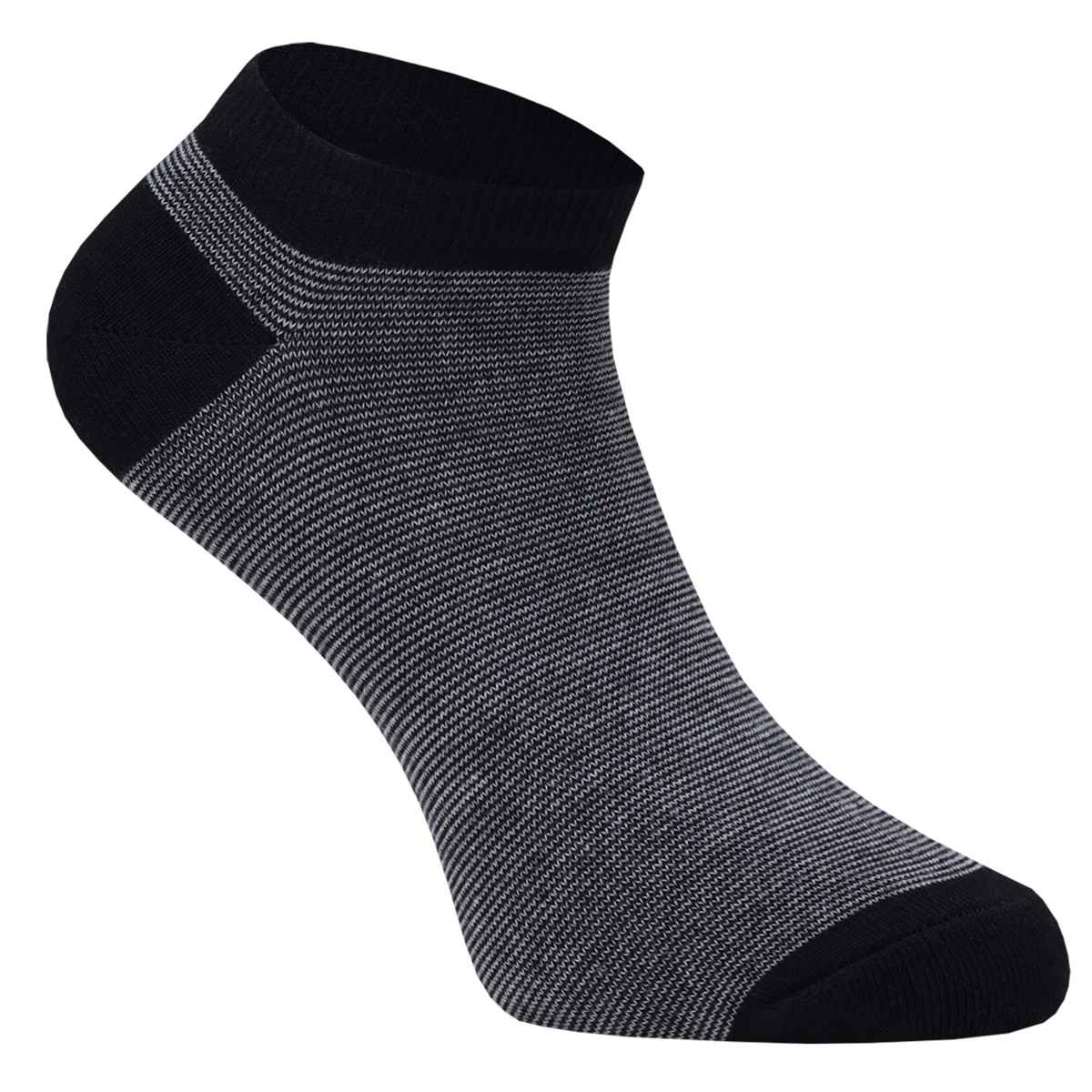 Beyond Unisex Striped Cotton Low Cut Socks | Assorted - Free Size