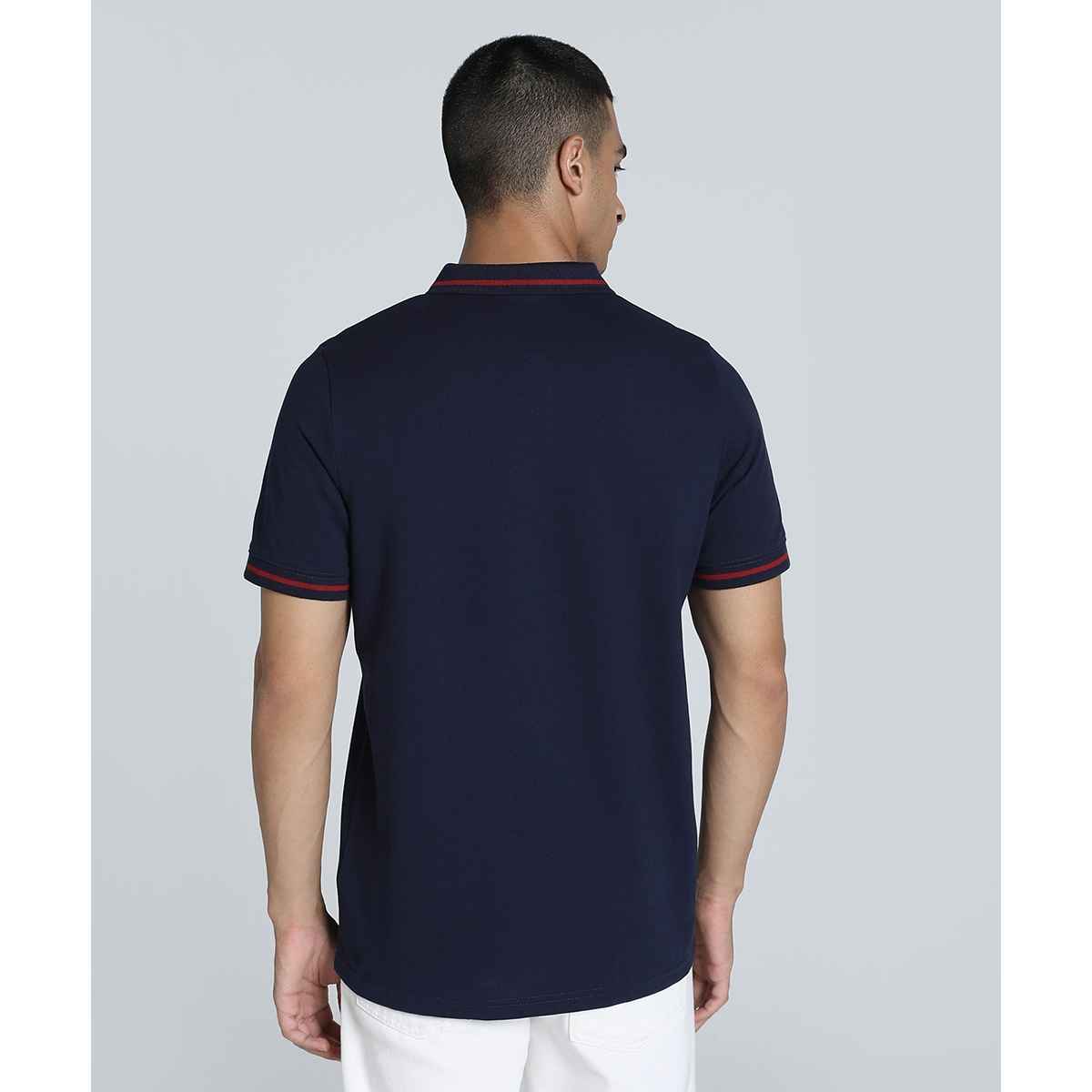 Puma Men's Collar Tipping Polo | Blue - XL