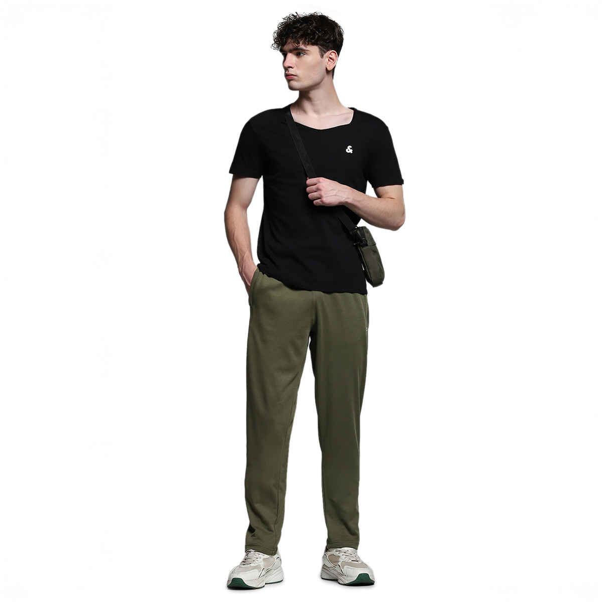 JACK & JONES Men's Regular fit Track Pant | Green - XL