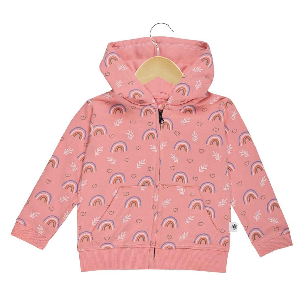 The Mom Store Girls Rainbow Land Zipper Jacket | Zpjk-Rwln | Multicolour | 4-5 Years