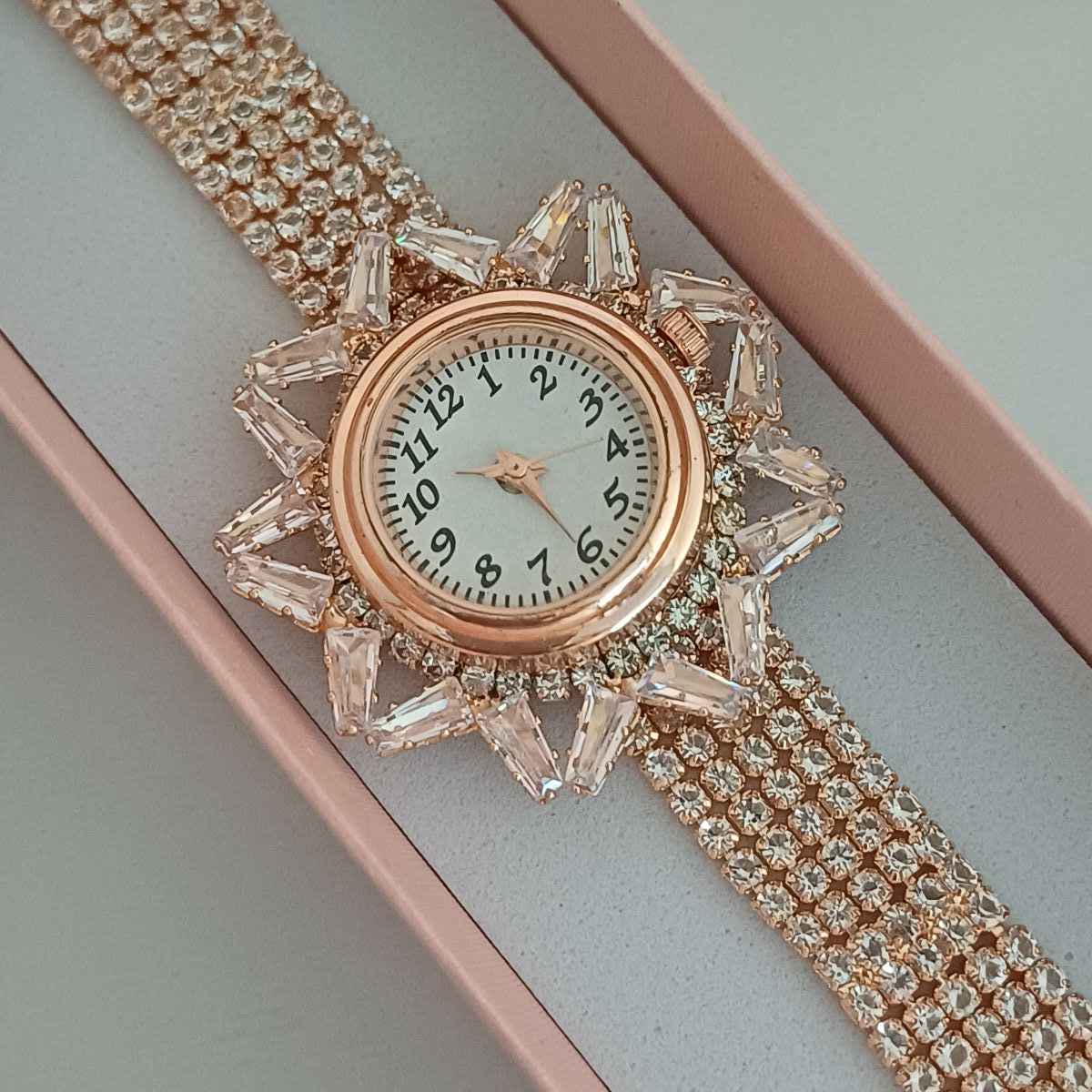 Women Wrist Watch - Rose Gold