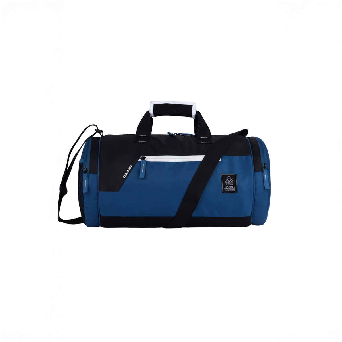 Gear Unisex Solid Polyester 22 L Top Handle Duffle Bag | Blue