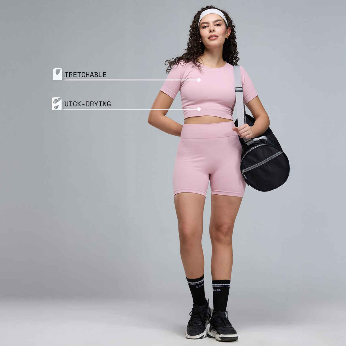 Cava Women's Cropped T-shirt Pulse | Pink - XL