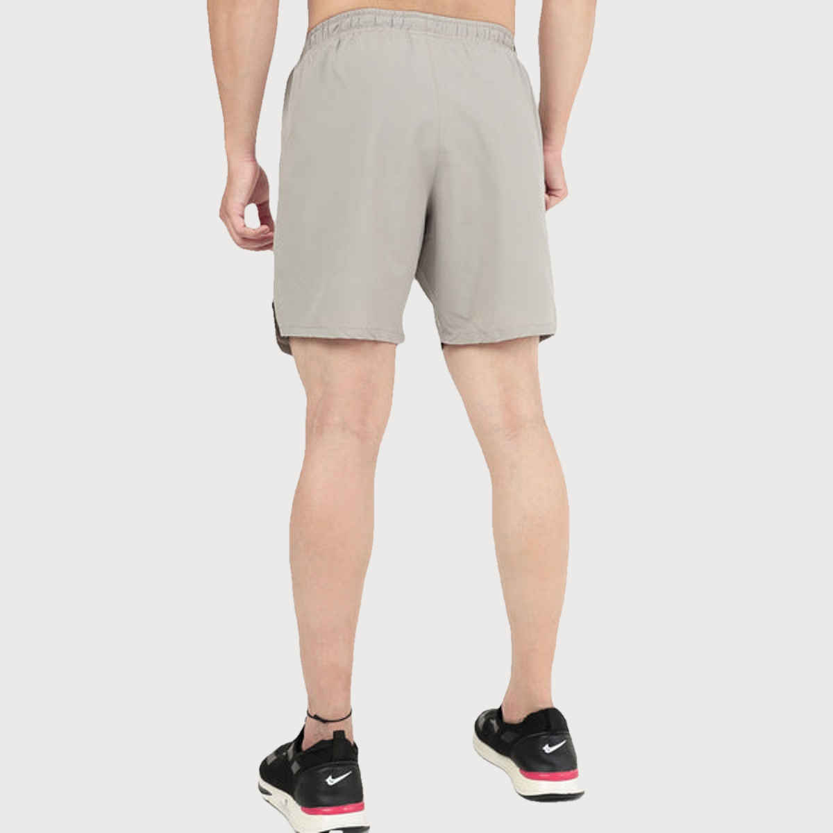 Fuaark Men's 2 in 1 Compression Shorts | Beige - XL