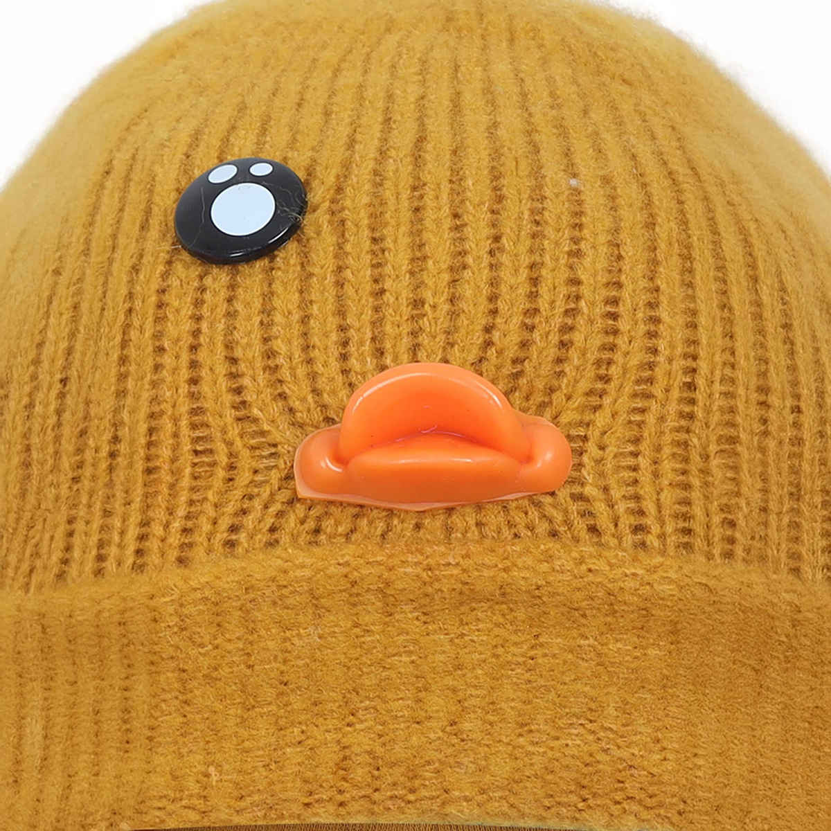 Fabseasons Unisex Wool Skull Cap | Yellow | 2 - 5 years
