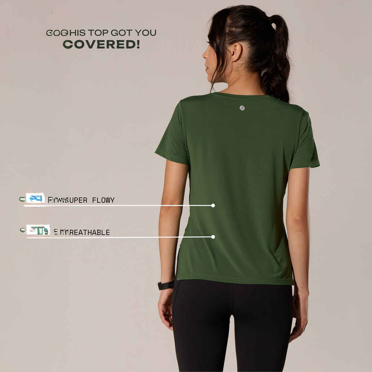 Cava Women's Top Lay-Low | Olive - XL