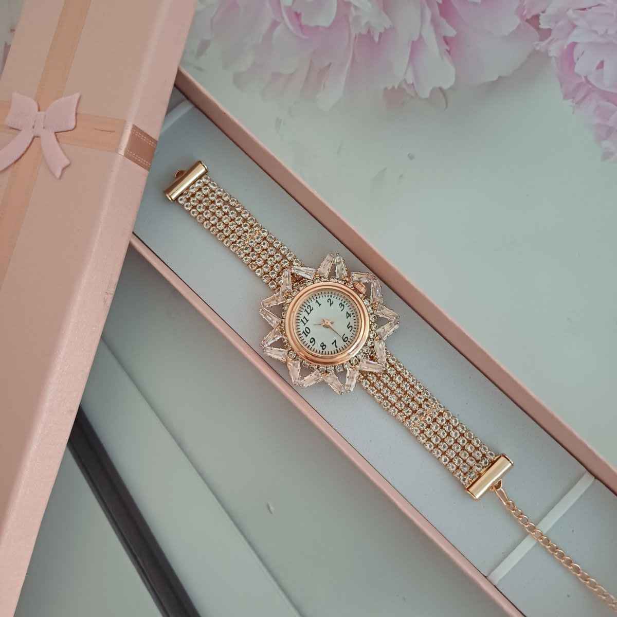 Women Wrist Watch - Rose Gold
