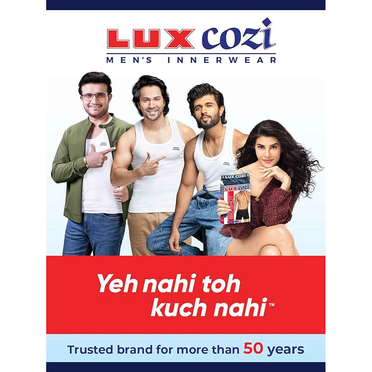 Lux Cozi Men's Colour Cotton Vest | Assorted | 80