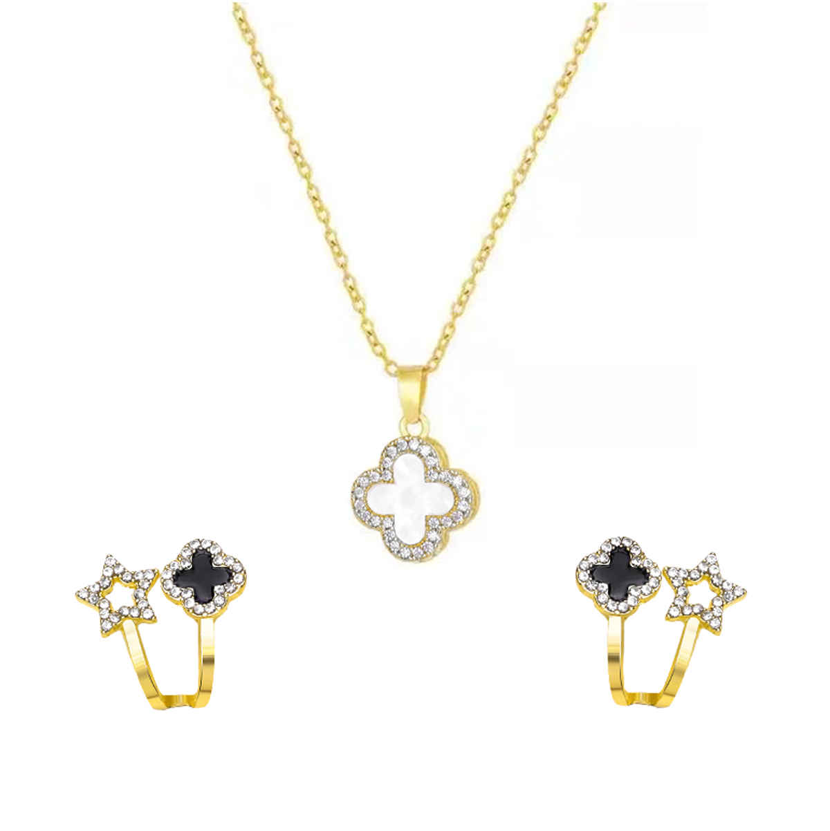 Estailo Fashion Dazzle Chain Drop Earrings - Lightweight Daily & Party Wear