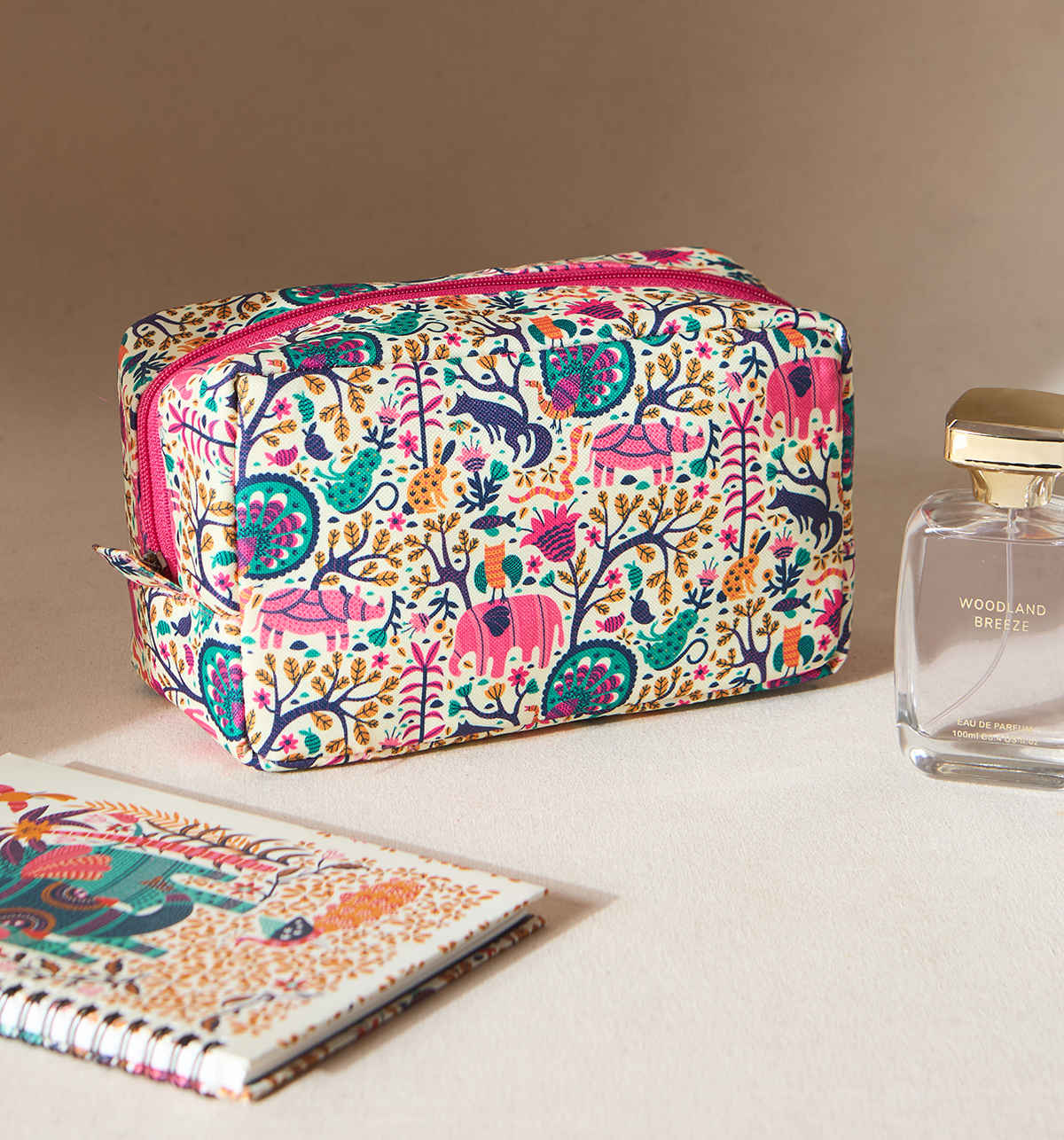 Chumbak Mother's Day Travel Gift Set | Travel Pouch & Notebook with Gift Box