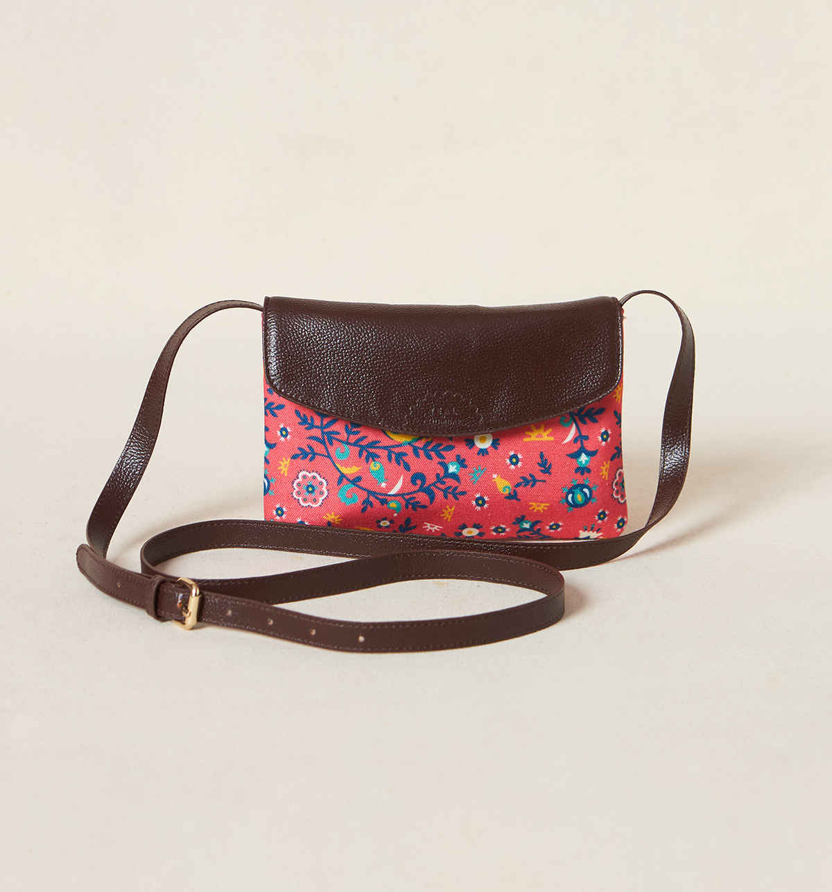 Chumbak Boho Bloom Mother's Day Gift Set | Flap Sling Bag & Wallet with Gift Box