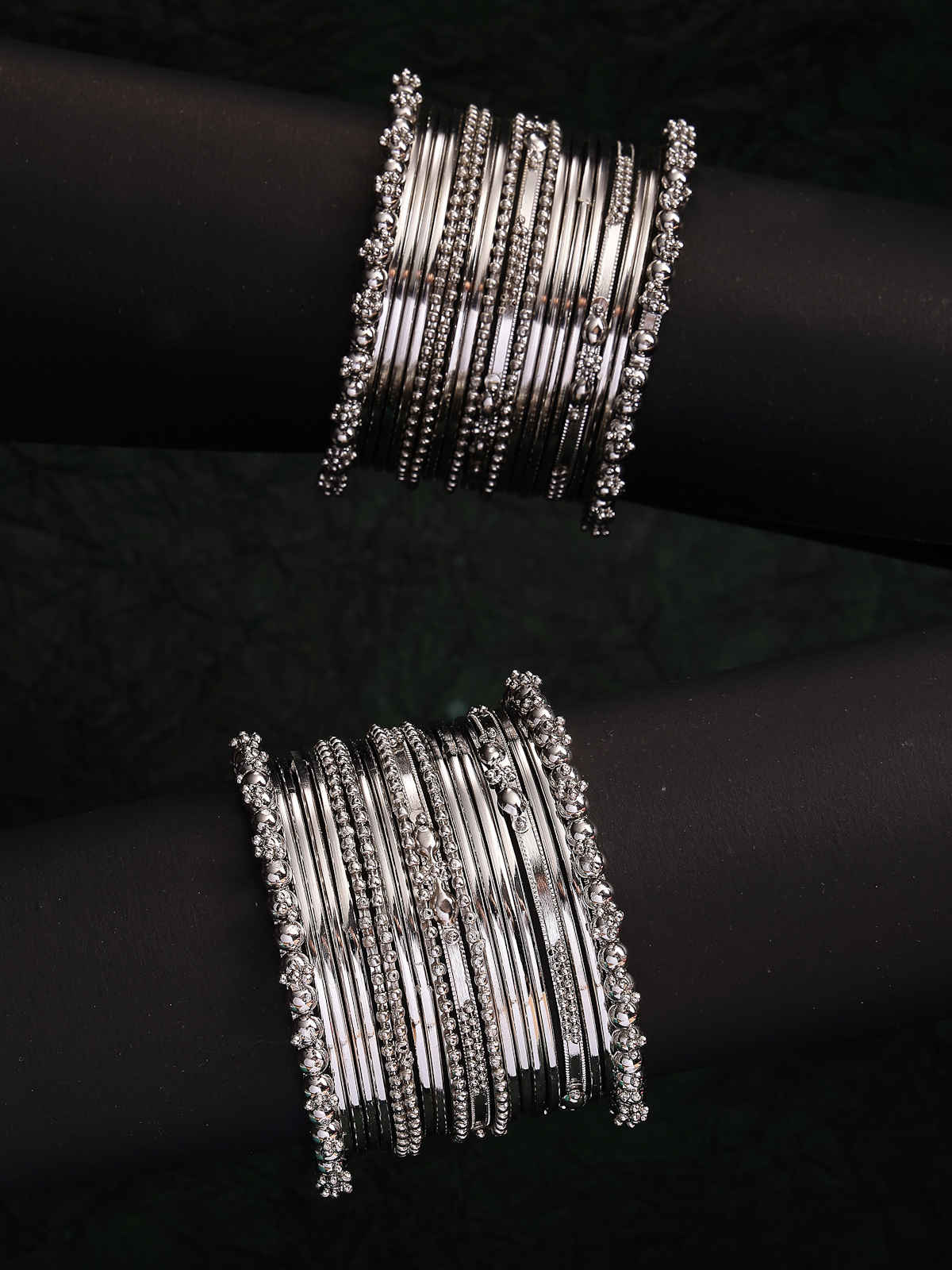 Sukkhi Impressive Oxidised Silver Plated Celebrity Inspired Bangle | B107299 2.4