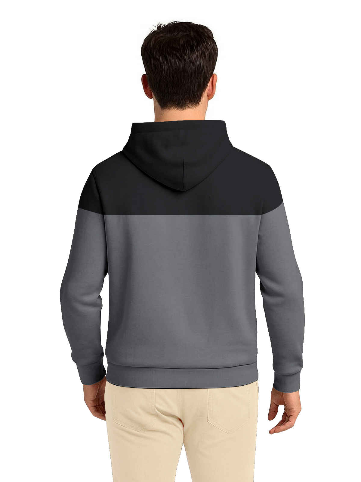 Bullmer Men's Trendy Cotton Blend Stylish Hoodie Sweatshirt for Winter Wear | Grey - L