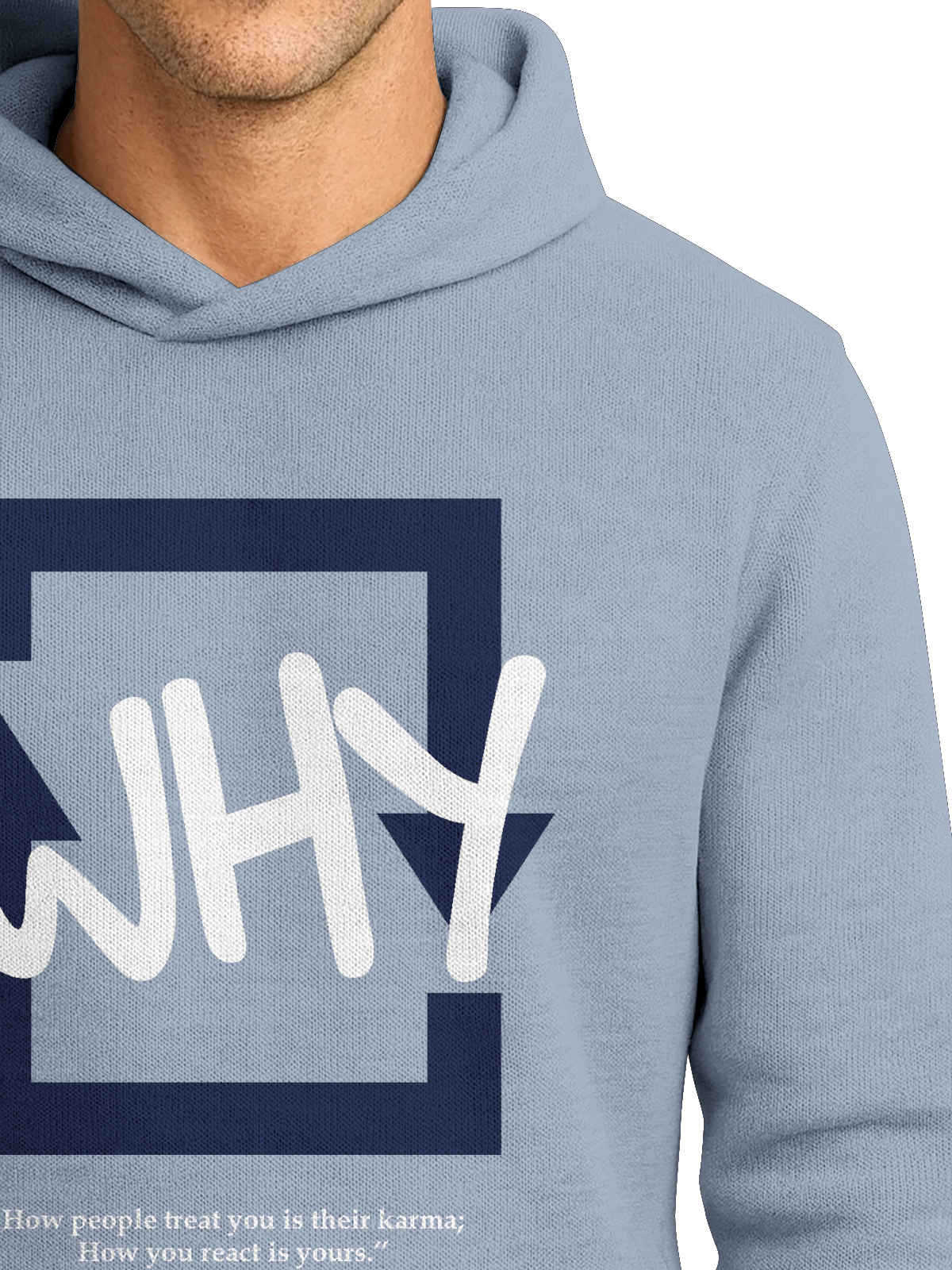 Bullmer Men's Trendy Cotton Blend Stylish Hoodie Sweatshirt for Winter Wear | Bluish Grey - M