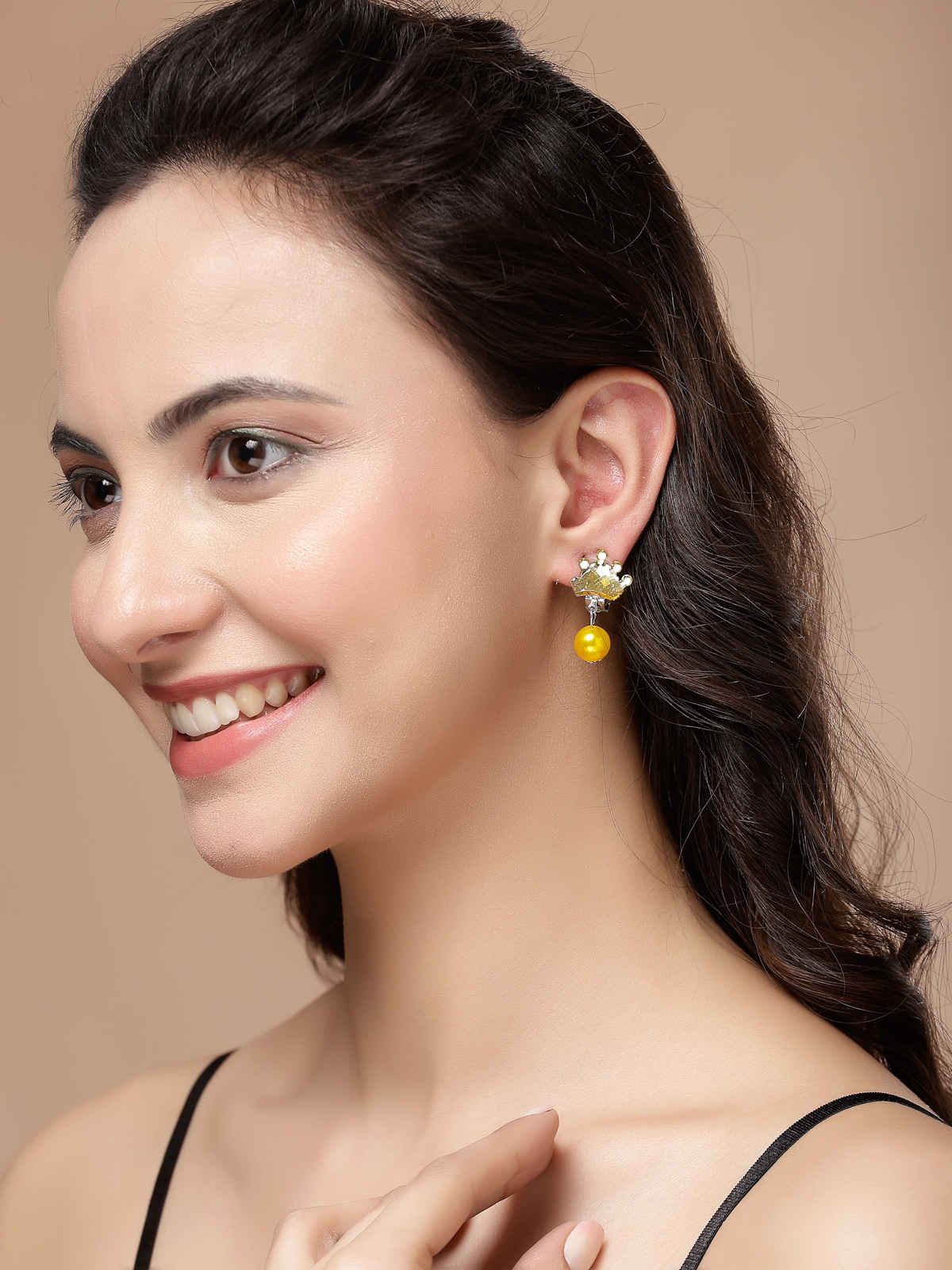 Scintillare By Sukkhi Clip On Earring for Non Pierced Color Resin Crystal Combo Earrings For Women