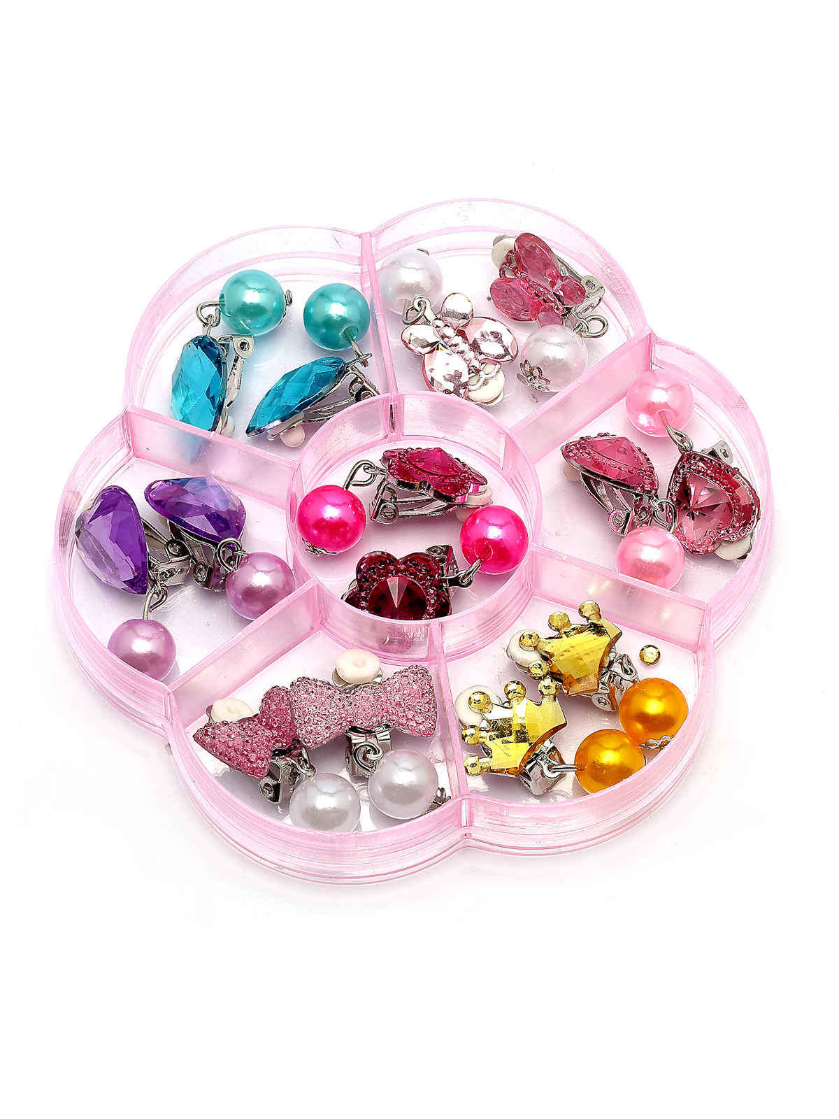 Scintillare By Sukkhi Clip On Earring for Non Pierced Color Resin Crystal Combo Earrings For Women