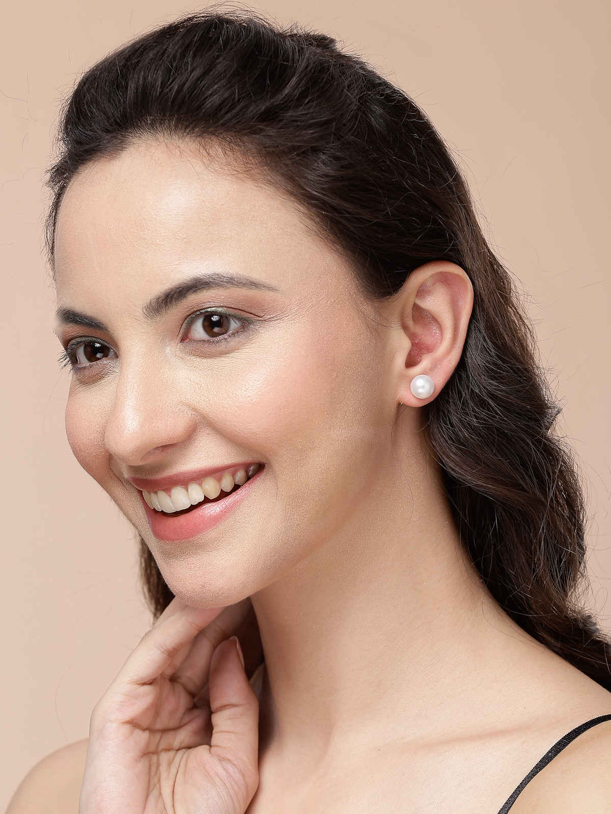 Scintillare By Sukkhi Multi Stylish Rhodium Plated Crystal & Pearls Studs Combo Earrings For Women