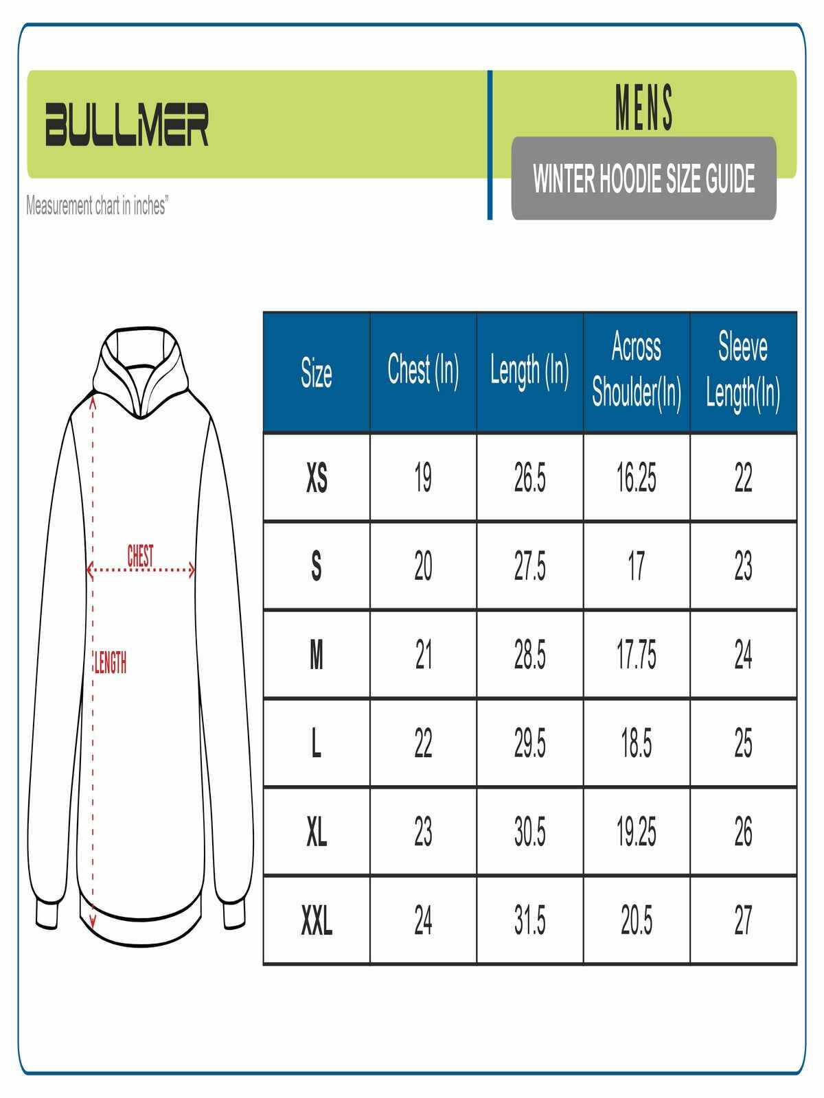 Bullmer Men's Trendy Cotton Blend Stylish Hoodie Sweatshirt for Winter Wear | Grey - M