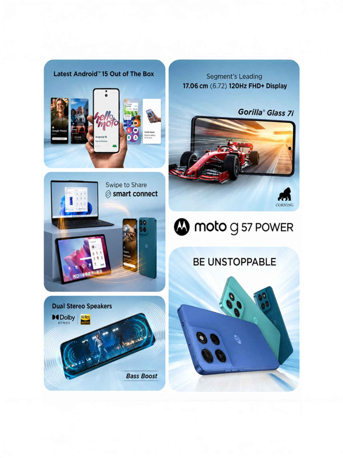 Motorola g57 Power Pantone Corsair 8GB RAM 128GB Storage