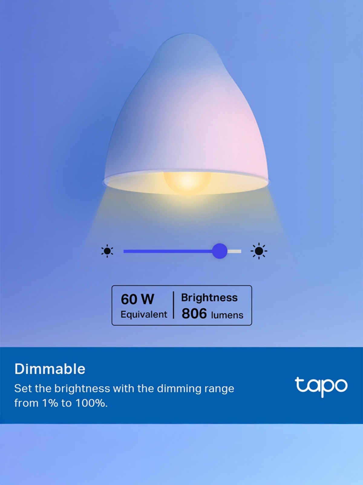TP-Link Tapo L530B(2Pack) Smart WiFi Light Bulb, , 8.7W, Compatible with Alexa, Multicolor | B22 Base Holder