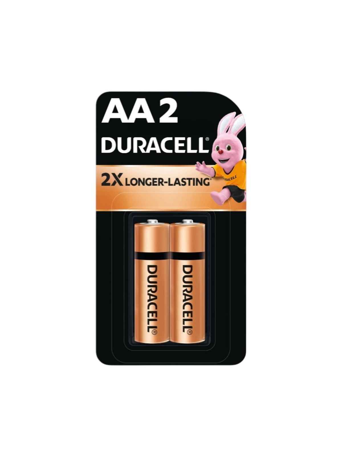 Duracell Alkaline AA Batteries | Long-lasting | Pack of 2