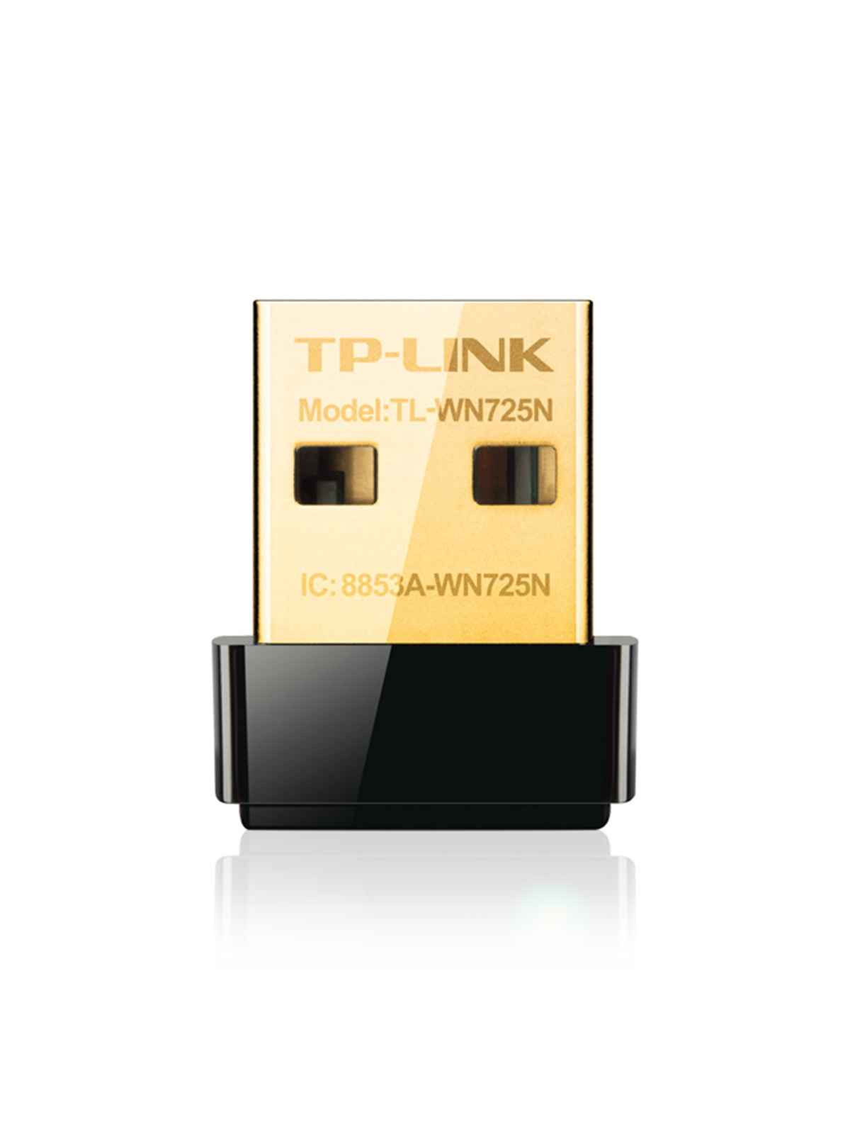 TP-Link TL-WN725N 150Mbps Wireless Network Nano USB Adapter for PC - Black