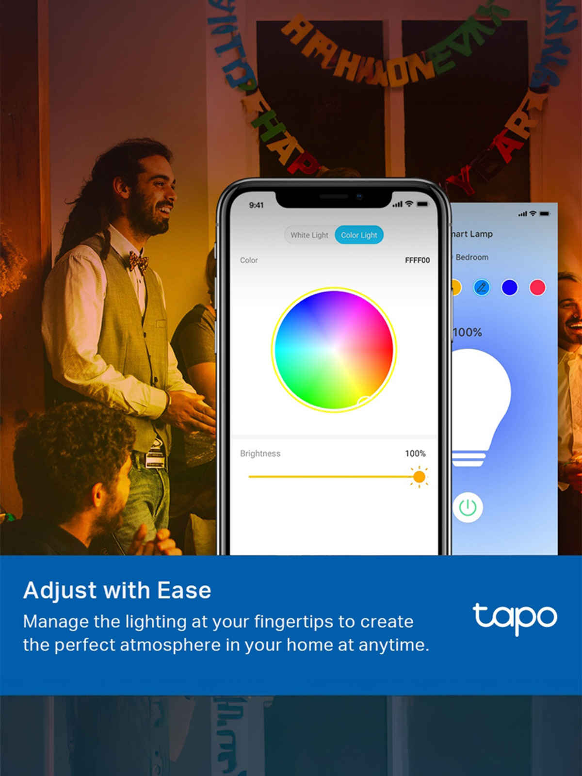 TP-Link Tapo L530B(2Pack) Smart WiFi Light Bulb, , 8.7W, Compatible with Alexa, Multicolor | B22 Base Holder