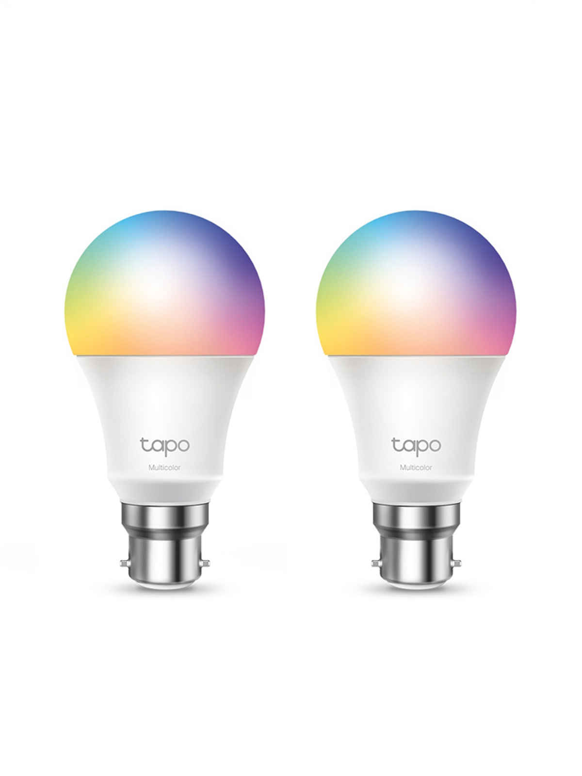 TP-Link Tapo L530B(2Pack) Smart WiFi Light Bulb, , 8.7W, Compatible with Alexa, Multicolor | B22 Base Holder