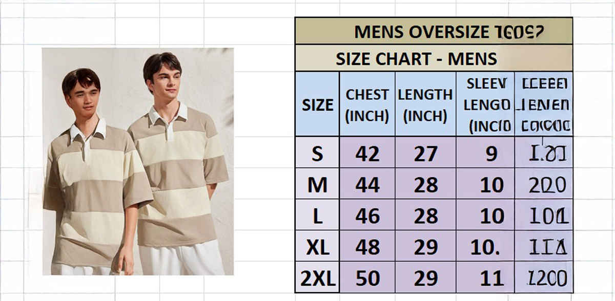 OUTLAWS Men's 100% Cotton Oversized T-Shirt | Half Sleeves | Round Neck | Blue - M