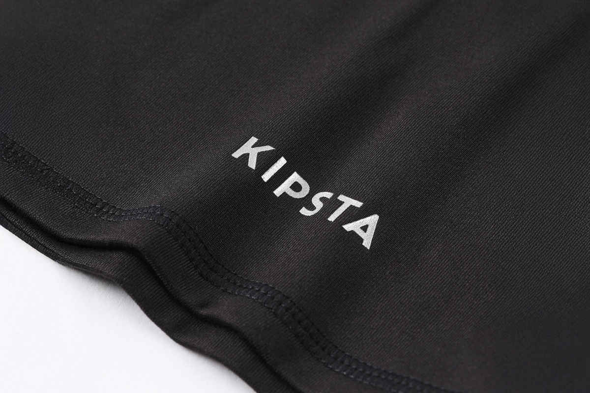 Decathlon | Kipsta Men's Football Long Sleeve Compression Tights T-shirt | Black - L