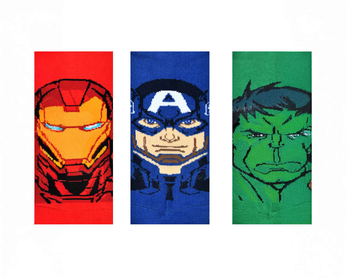 SocksXpress by Balenzia Marvel Ankle Length Socks For Men | Free Size