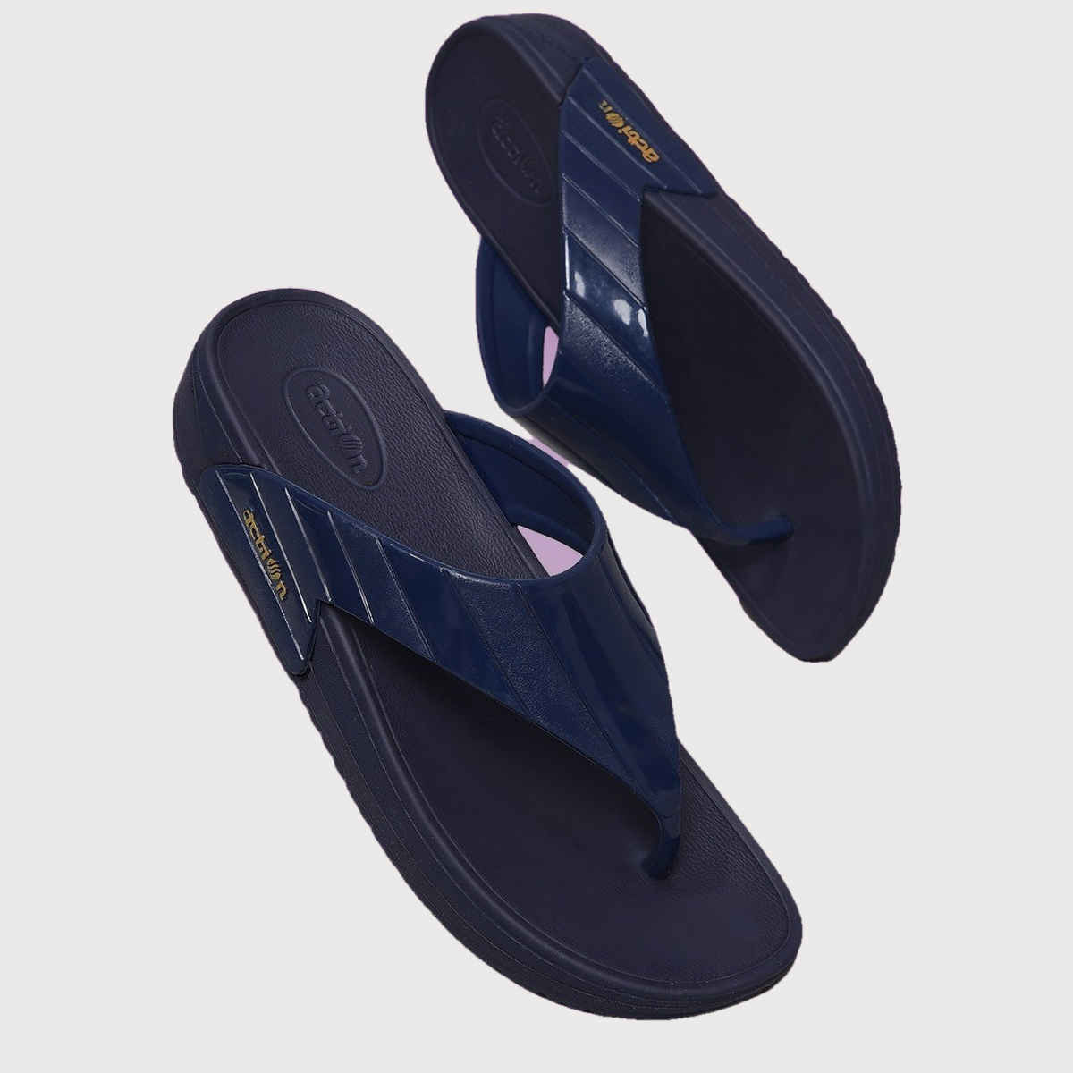 Action Eva Flotter Womens Slippers | Uk | 8 | Navy Blue