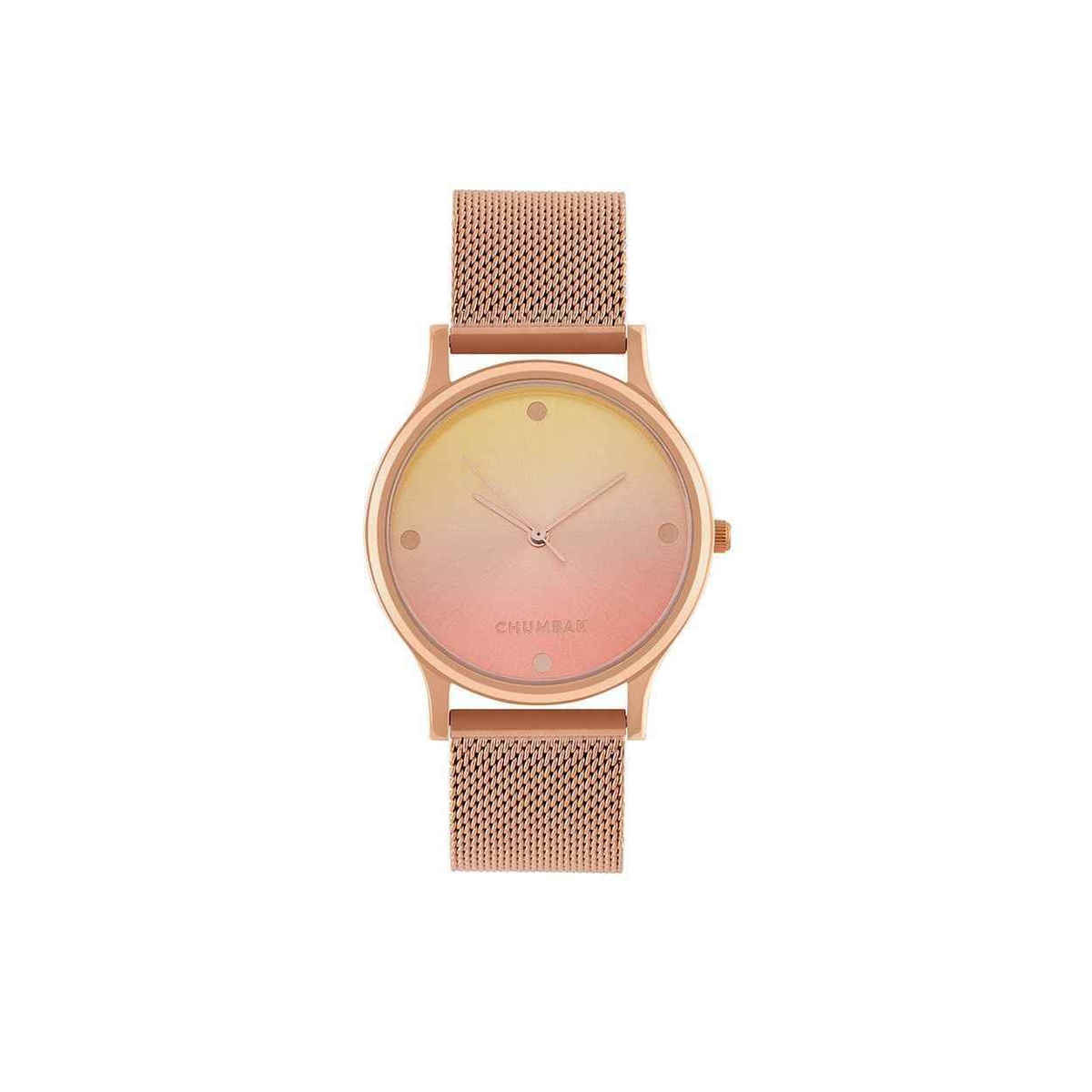 Chumbak Women's Metal Round Analog Watch | Teal