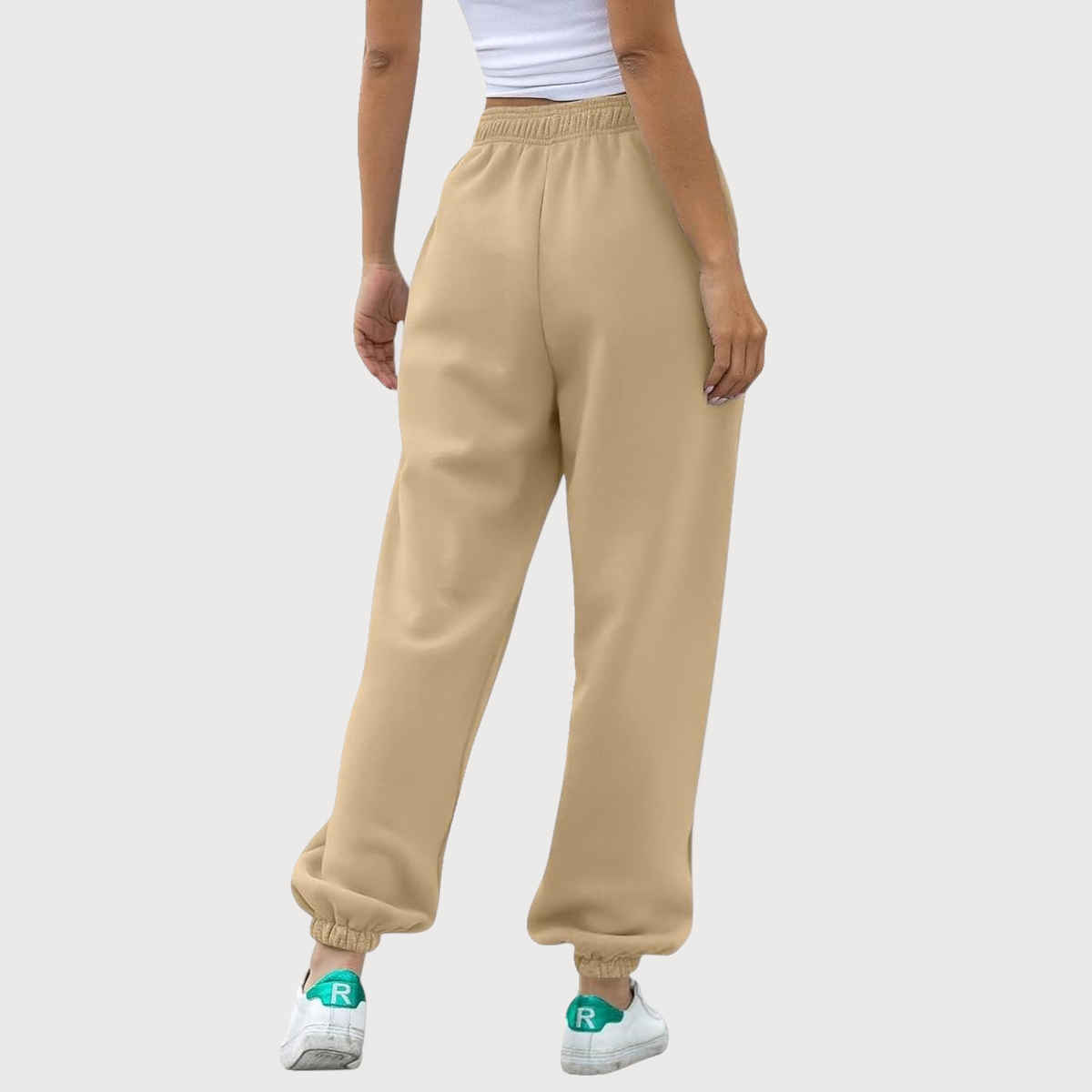 Q-rious Women's EasyFlow Relaxed Joggers | PLAZ-CARGO | Beige - 30