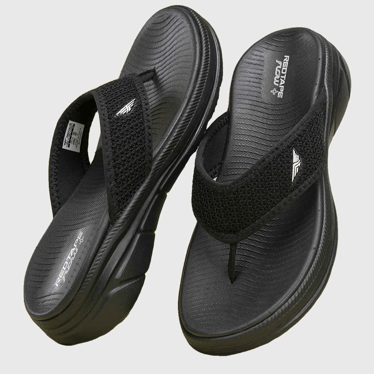 Red Tape Women's Sports Sandals | Refined Round-Toe Shape with a Relaxing Slip-On | Black - UK 3