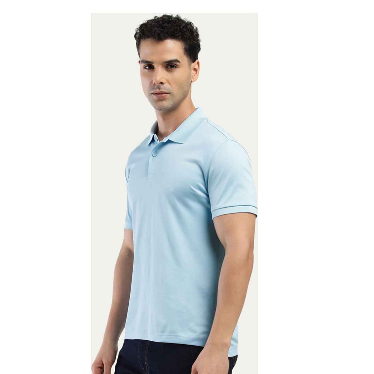 Levi's Men's 100% Polyester Polo T-shirt | Sky Blue - L