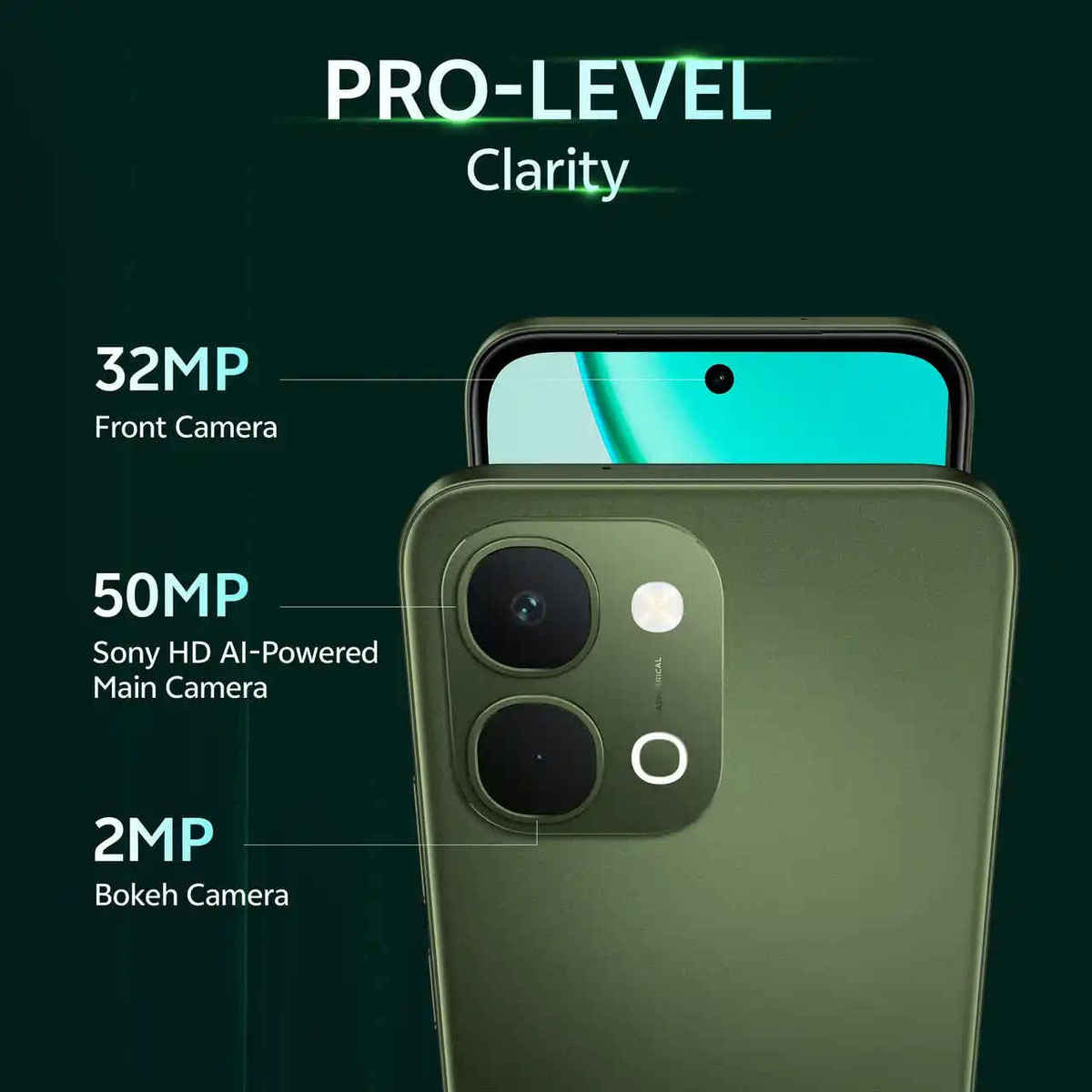 Vivo T5X 8GB 256GB Cyber Green