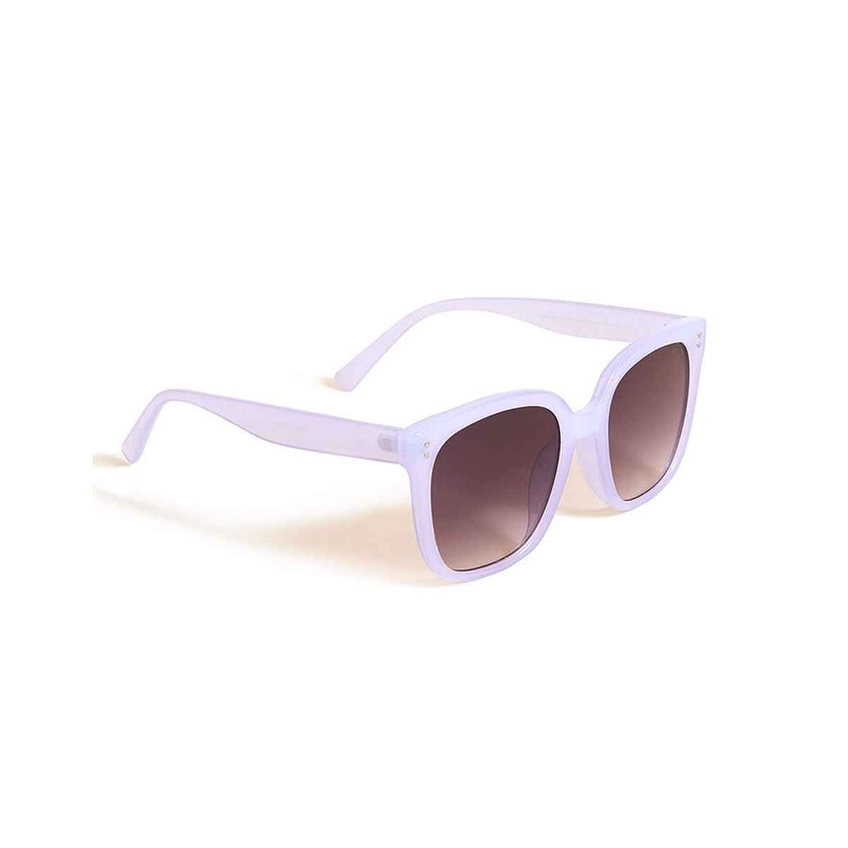 Accessorize London Women's Oversized Wayfarer Sunglasses | Purple